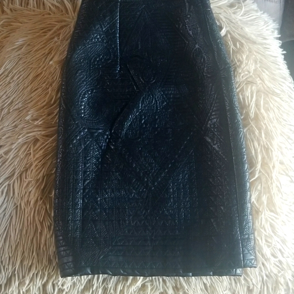 Leather Skirt - Picture 1 of 3